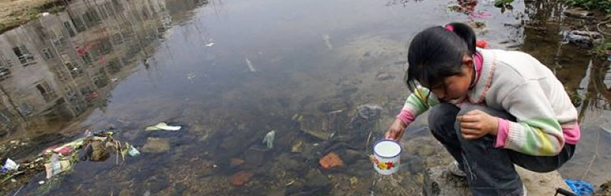 Contaminación del agua en China